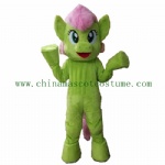 Green Little Pony Mascot Costume, Cartoon Character Costume Mascots Maker, Good Quality for Hire