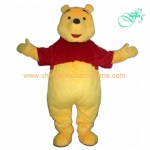 Winnie the pooh mascot costume