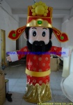 The God of Wealth holiday mascot costume,chinese new year mascot costume