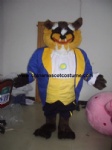 Beauty and beast character mascot costume, Beauty and the beast costume