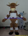 Cartoon milk cow mascot costume