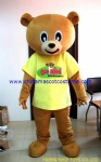 Teddy bear mascot costume for customer