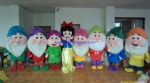 Snow white and the seven Dwarfs mascot costume