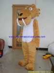 Ice age character mascot costume