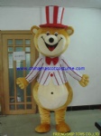 Clown bear mascot costume
