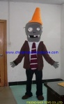 CONEHEAD zombies character mascot costume