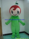Cherry fruit mascot costume
