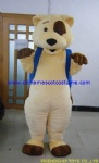 Dog moving mascot costume