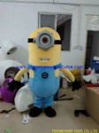 Minion cartoon mascot costume