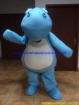 Blue big head animal costume