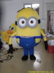 Minion character mascot costume