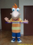 Phineas Flynn Phineas mascot costume
