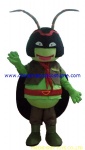 Insect soldier character mascot costume