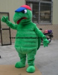 Green turtle sea animal mascot costume