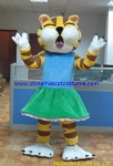 Tiger cat animal mascot costume