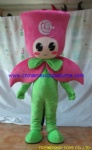 Rose plant moving mascot costume