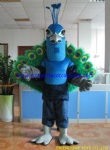 Peacock animal mascot costume