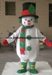 Snowman holiday mascot costume