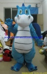 Blue dragon party mascot costume