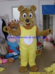 Brown bear animal mascot costume