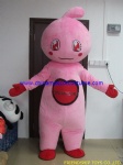 Logo advertising mascot costume