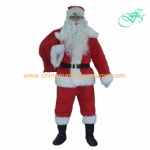 Santa Clause holiday mascot costume