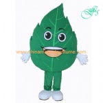 Leaf plant design mascot costume