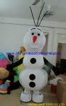 Olaf snowman mascot costume