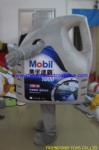 Mobil box customized mascot costume for advertising show