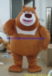 Brown bear animal mascot costume