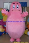 Les Barbapapa cartoon mascot costume