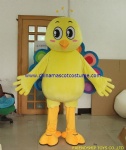 Peacock animal mascot costume