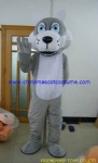 Wolf animal mascot costume