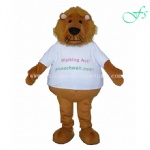 Walking lion mascot costume