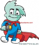 Customized Pajama Sam mascot costume