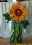 Beautiful flower plant mascot costume