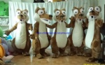 Ice age plush mascot costume