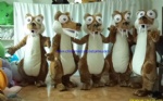 Ice age plush mascot costume