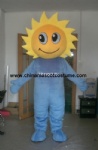 Sun flower plant mascot costume