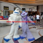 Smallfoot cartoon mascot costume