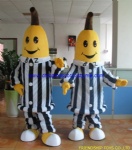 Bananas in pajamas animated mascot costume
