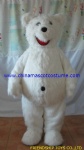 Polar bear animal mascot costume