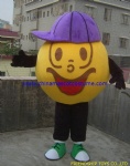 Smile face customized mascot costume