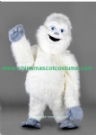 Snowman holiday mascot costume