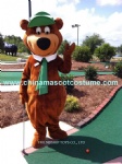 Boo Boo Yogi bear cartoon mascot costume