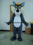 Wolf animal mascot costume