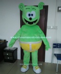 Gummy bear plush mascot costume