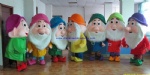 Seven Dwarfs cartoon mascot costume