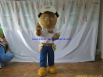 Boy plush mascot costume